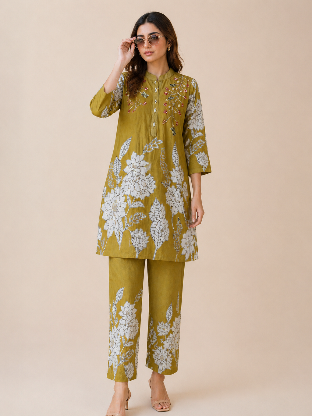 Mustard Floral Edit Co-Ord Set
