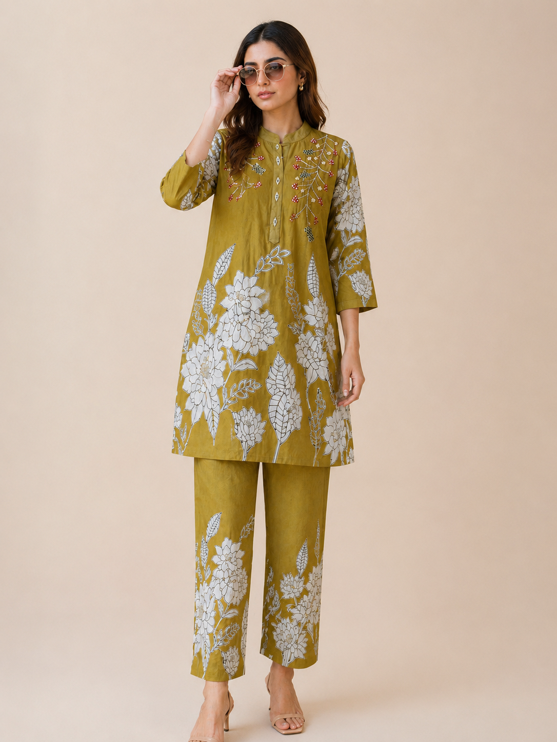 Mustard Floral Edit Co-Ord Set