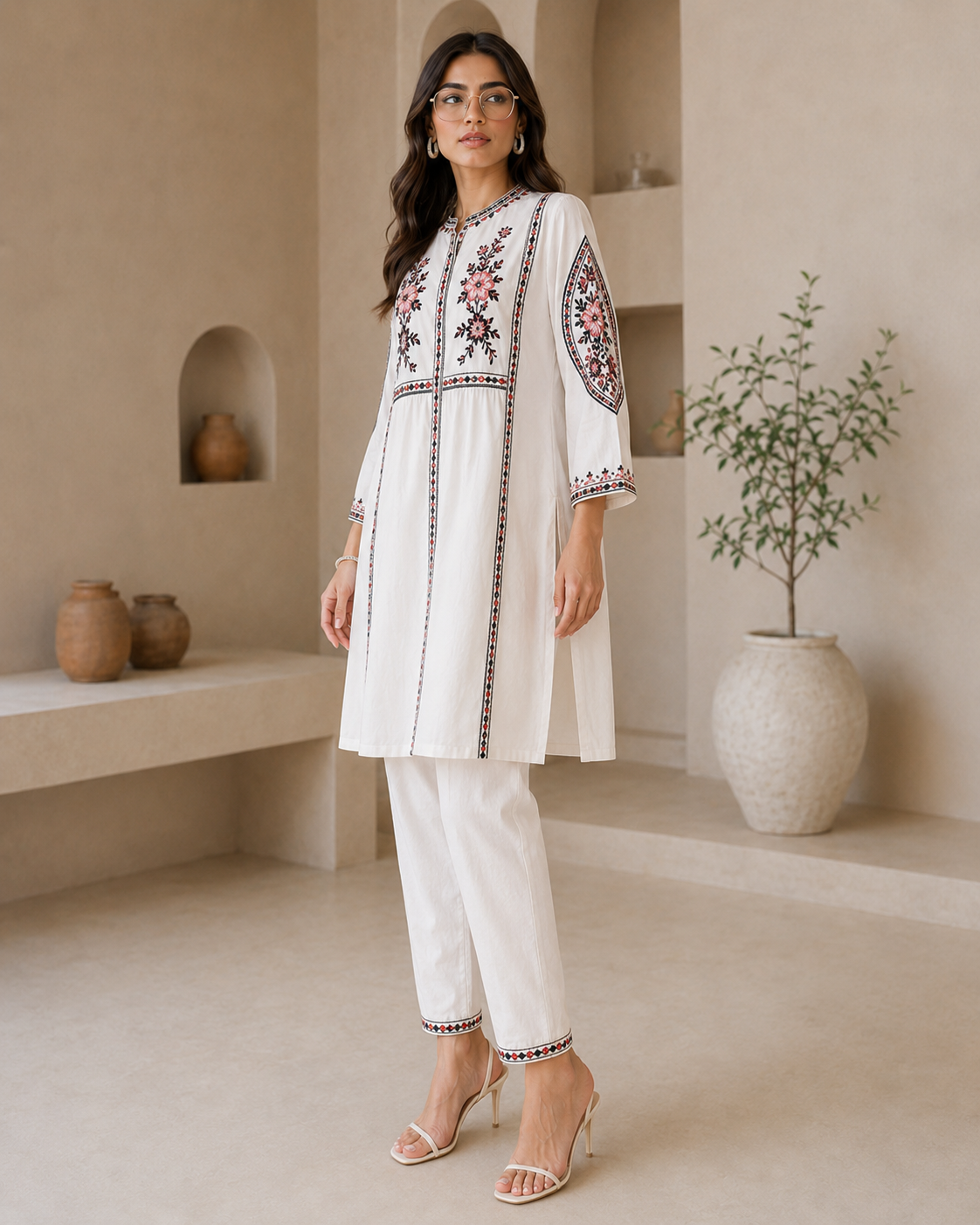 Ivory Thread Edit Ivory Thread Edit Co-Ord Set)