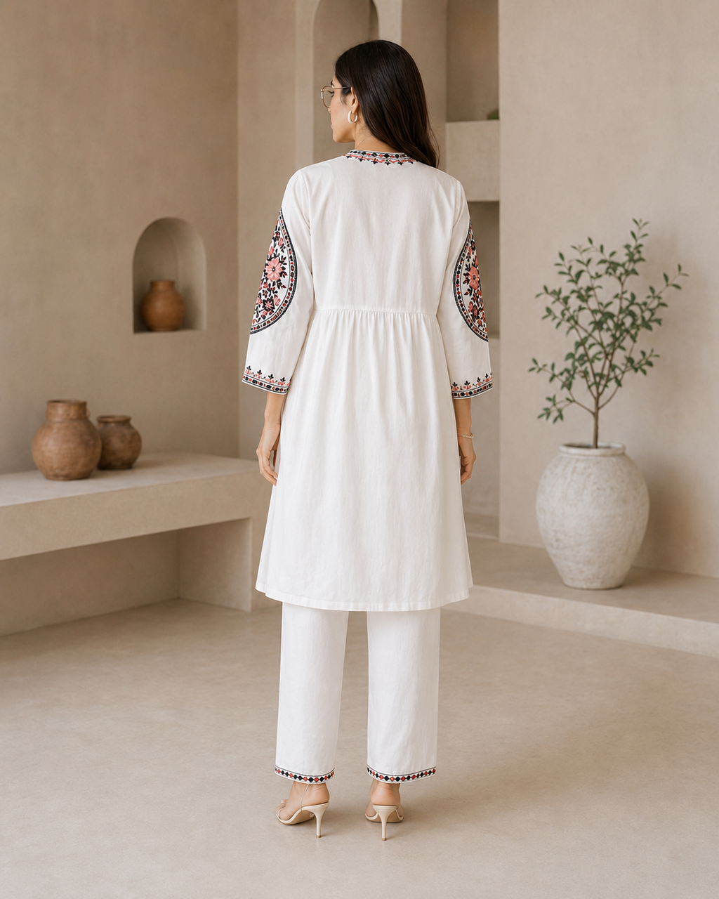 Ivory Thread Edit Ivory Thread Edit Co-Ord Set)