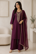 Plum Mirror 3 piece Indian ethnic wear