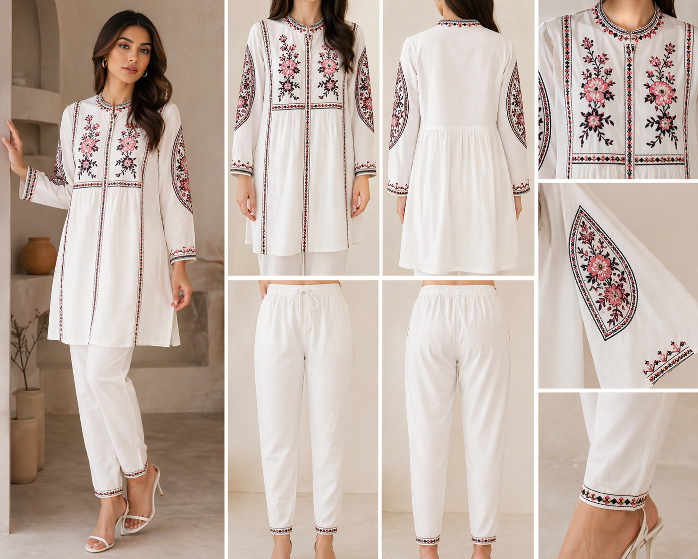 Ivory Thread Edit Ivory Thread Edit Co-Ord Set)