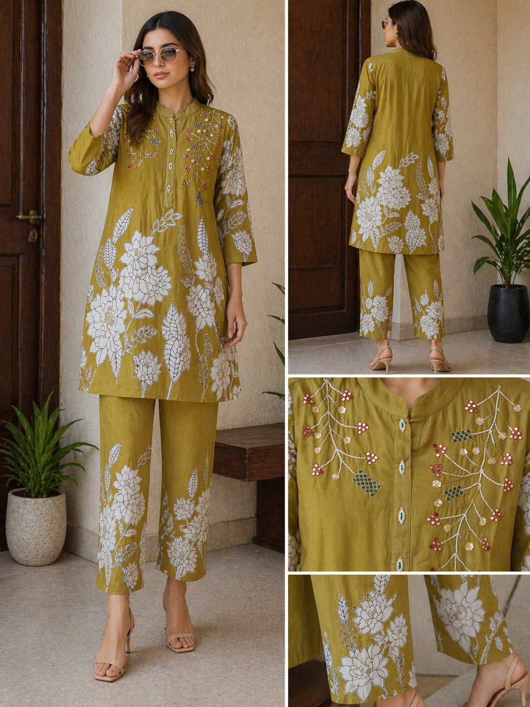 Mustard Floral Edit Co-Ord Set