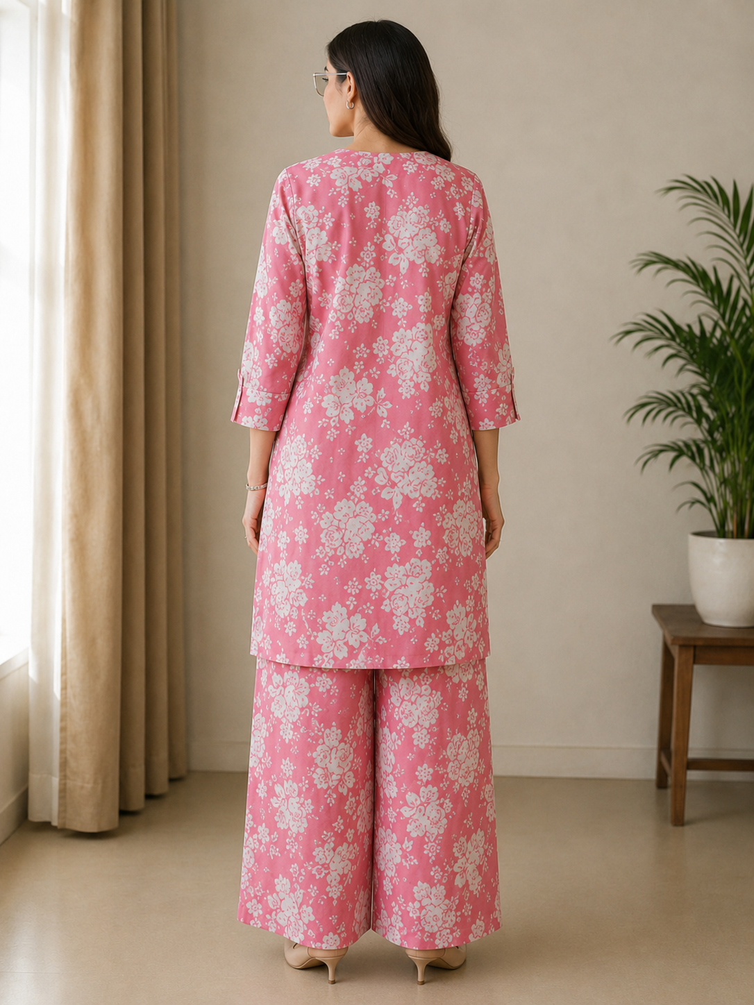 Rose Bloom Edit (Pink Floral Summer Co-ord)